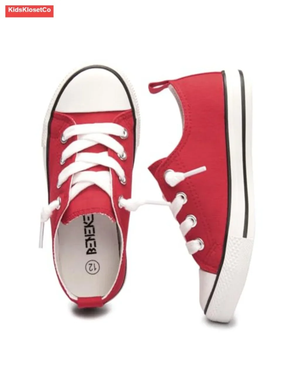 Canvas Slip On Sneakers No Tie Low Top School Shoes